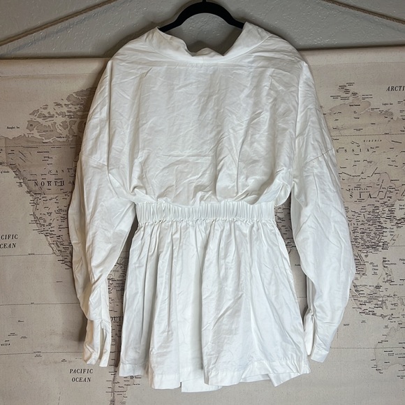 HOUSE OF CB 'Amber' White Oversized Shirt Dress NWOT - Picture 16 of 17